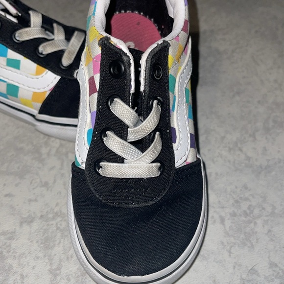 VANS kids size 7 multi color checkered - Picture 10 of 11